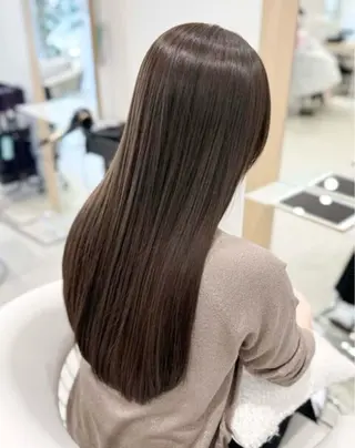 ロング カラー 木田 真菜のヘアスタイル