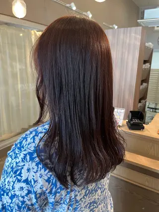 ロング 上原 愛理のヘアスタイル
