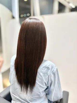 ロング 髪質改善ストレート 難波🫧kanamiのヘアスタイル