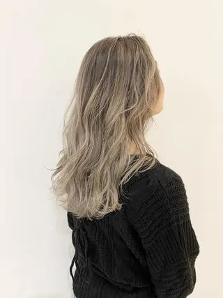 ロング カラー 美髪改善・ストレート 🌿エクステ/カンジのヘアスタイル