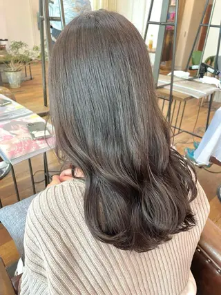 ロング カラー Luce横浜店所属・yuu 🪴 透明感 カラー/メンズパーマのヘアスタイル