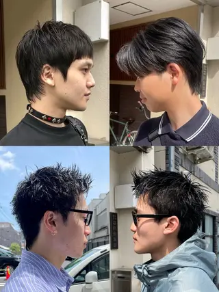 メンズ darts所属・マツダ レンのヘアスタイル