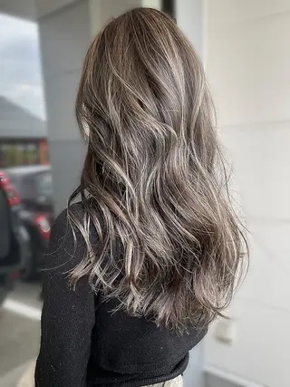 ロング カラー Earth日吉所属・✨髪質改善カラー✨ 赤味除去カラー／理久のヘアスタイル