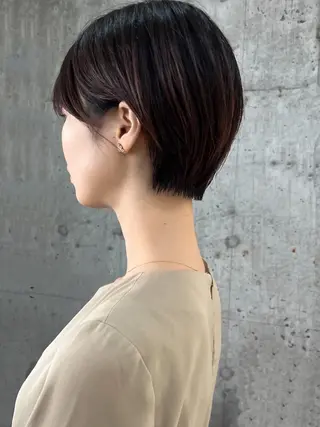 ショート ボブ×縮毛矯正 ryotaのヘアスタイル