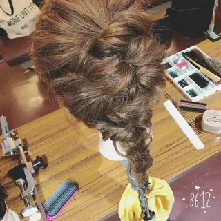 ロング ヘアアレンジ 坪内 麻里子のヘアスタイル