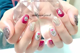 ネイル nail snowjewelのネイルデザイン