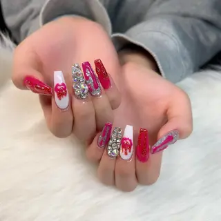 セミロング ネイル nail salon azuのネイルデザイン