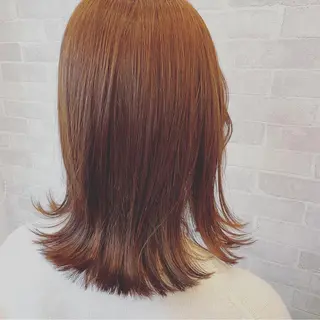 ミディアム カラー Well's TAIGAのヘアスタイル