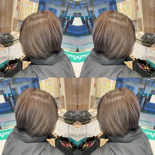 ミディアム 髪質改善カラー/店長 宮内秀峰のヘアスタイル
