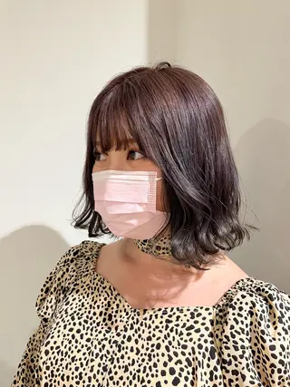 カラー MINX The pass所属・透明感ケアカラー/ レイヤー/ryokaのヘアスタイル