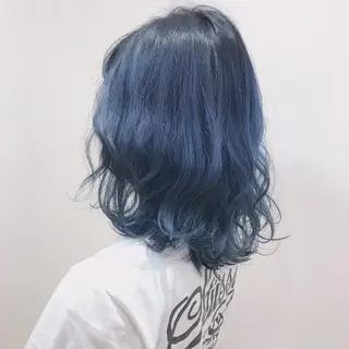 セミロング カラー ヘアアレンジ SALOWIN渋谷神南店所属・yu-ri🩷 韓国ヘアのヘアスタイル