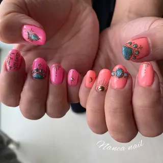 ネイル 金竹 結衣のネイルデザイン