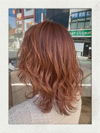 ミディアム カラー きむら かずきのヘアスタイル