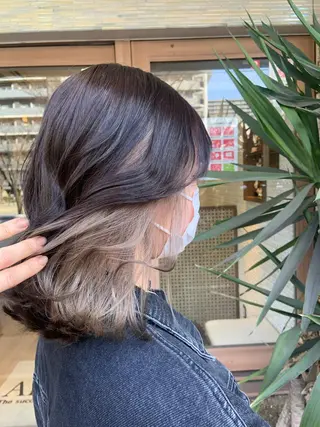 ミディアム カラー 🤍透明感/韓国風 🤍サクラギヒトミのヘアスタイル