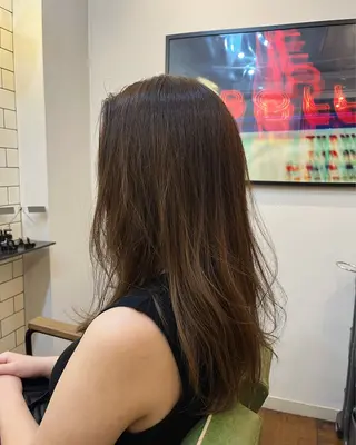 ロング カラー ショートウルフ💚 レイヤー/井上翔のヘアスタイル