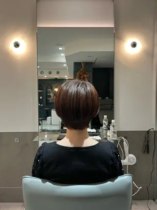 ショート 🌻暖色カラー🌻 sakuraのヘアスタイル