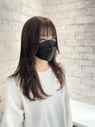セミロング カラー ［パサつき改善］＊ 髪質改善ケアサロン＊のヘアスタイル
