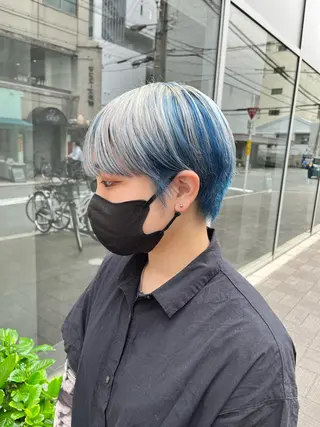 ショート カラー ショート/パーマ/ カラー/FUKOのヘアスタイル