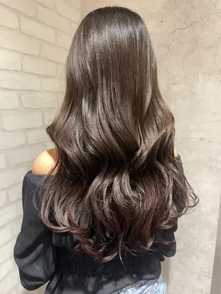 ロング 中川歩　髪質改善 ツヤカラー【横浜】のヘアスタイル