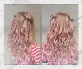 ロング ヘアアレンジ ヘアセット/着付け 𓇼 松本 夏美𓇼のヘアスタイル