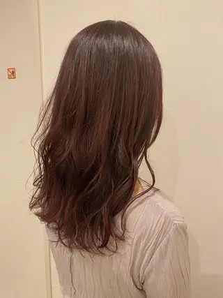 ミディアム 🦩レイヤー|透明感 カラー🦩makoのヘアスタイル