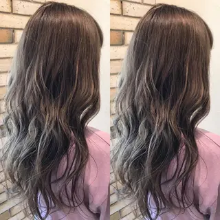 ロング カラー 透明感カラー・ 髪質改善🩵イケダのヘアスタイル