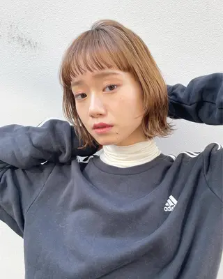 ショート カラー 嶋佐 昌大 シマサマオのヘアスタイル