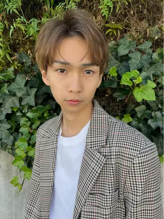 メンズ メンズ🍃ナチュラル 韓国風ヘアRENのヘアスタイル