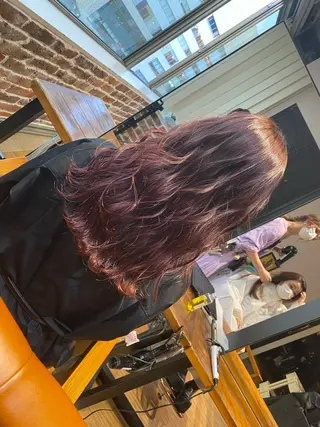 セミロング レイヤーカット🫧 /髪質改善✨TOWAのヘアスタイル