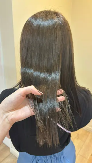 セミロング カラー Fukuma Karinのヘアスタイル