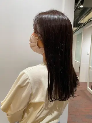 ロング カラー gotoday　shaire　saron所属・miu. ボブ/透け感カラーのヘアスタイル