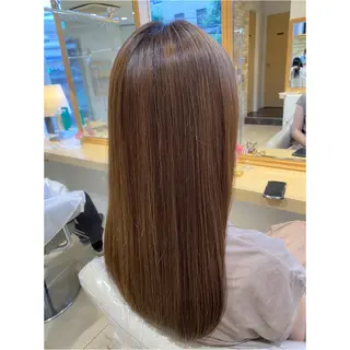 セミロング 髪質改善/透感カラー 山下輝人のヘアスタイル