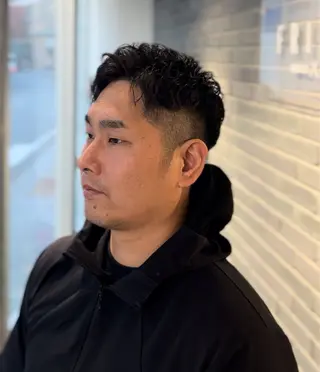 ショート パーマ メンズ FRISEUR/山本 美芽のヘアスタイル