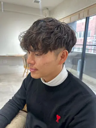 パーマ メンズ 🎀似合わせカット/ ボブ/佐瀬千枝🎀のヘアスタイル