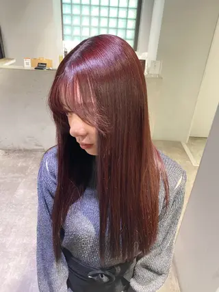 ロング カラー 心斎橋 /ブリーチ/ショウマのヘアスタイル