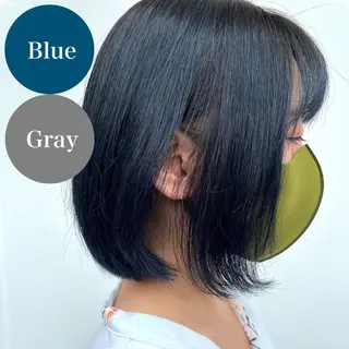 ミディアム カラー ナカタケ ユウのヘアスタイル