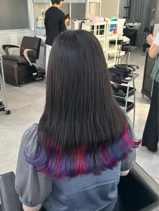 ロング カラー Cielro【 シェイロ 】所属・Cielro/ダブル カラー/西田咲希のヘアスタイル