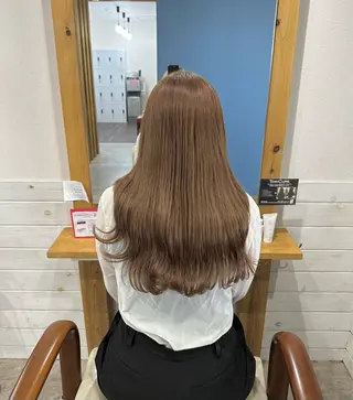ロング カラー 梅田/茶屋町/ハイト ーン/kizunaのヘアスタイル