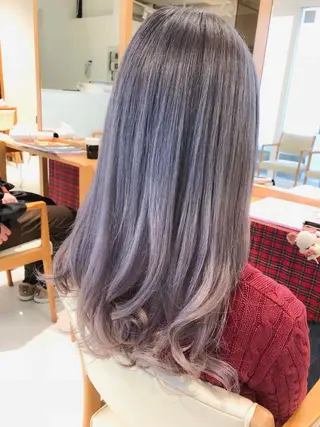 ロング カラー Days 透明感カラーのヘアスタイル