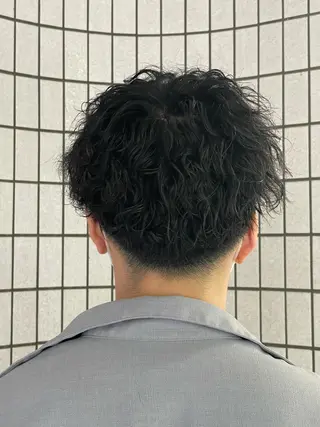 パーマ メンズ 髙田 聖弥のヘアスタイル