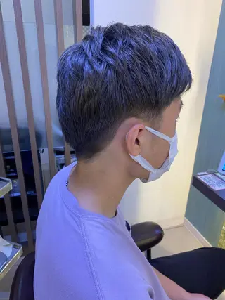 ショート カラー メンズ ✨垢抜け✨3Dカラー 山本美侑のヘアスタイル