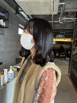 ミディアム the OSCAR所属・韓国ヘアスタイリスト Harukaのヘアスタイル