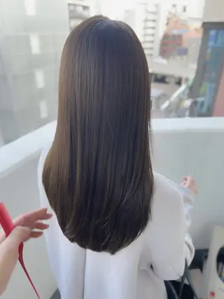 セミロング カラー ✨【公式】 juhl.横浜✨のヘアスタイル