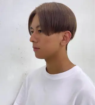 カラー メンズ 青木 妃代梨のヘアスタイル