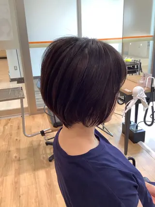 ショート カラー エイジングケア特化 美容師✂️山崎竜二のヘアスタイル