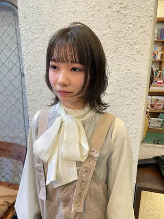 ミディアム パーマ/ボブ 似合わせヘア/ショウのヘアスタイル