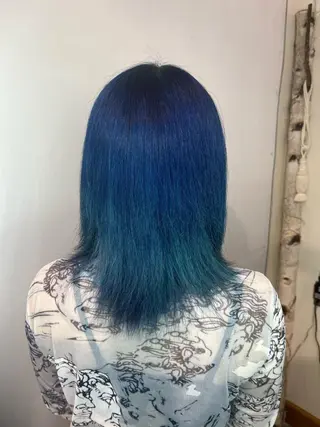 ミディアム 💖しの💖韓国ヘア レイヤーカットのヘアスタイル