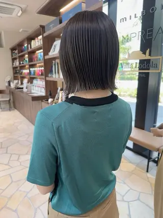 ショート カラー GIEN Smart Salon by milbon 西宮ガーデンズ　プラス所属・吉原 星稀のヘアスタイル