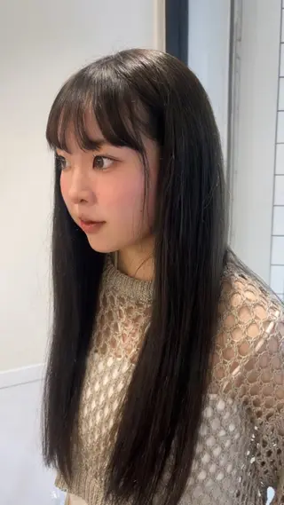ミディアム カラー トレンドスタイル SAE🖤✨のヘアスタイル
