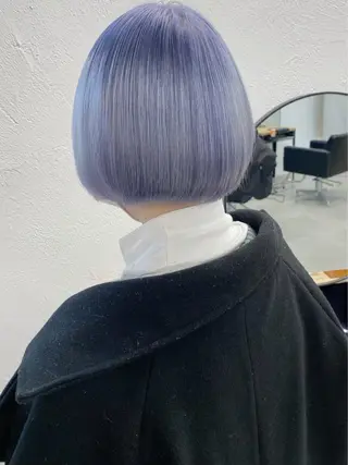 ショート カラー ﾔﾏﾅｶ ﾘﾘｶ🫐 寒色系ｶﾗｰ🫐のヘアスタイル